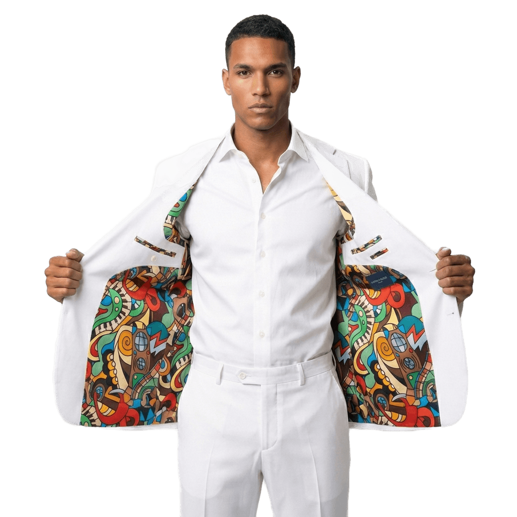 The Custom Tuxedo - White Twill